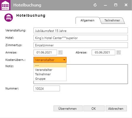 Kostenübernahme