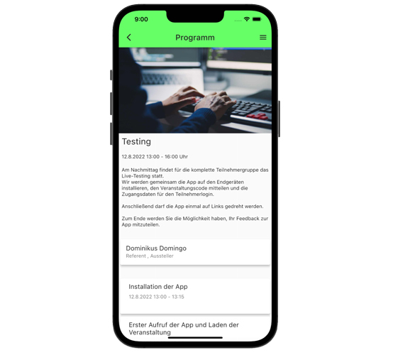Programmdetails