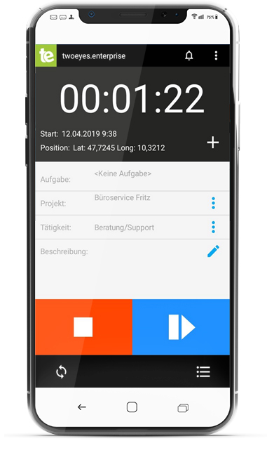Projektzeiterfassung
